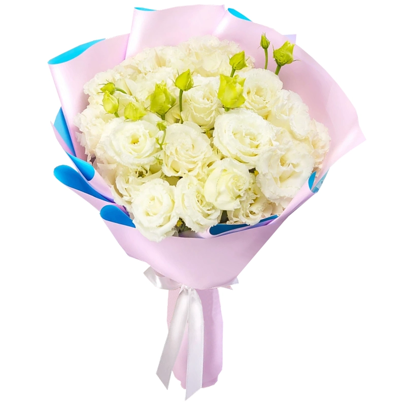 Букет из 9 белых эустом