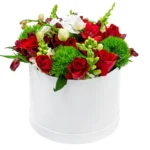 Цветы в коробке Белая магия