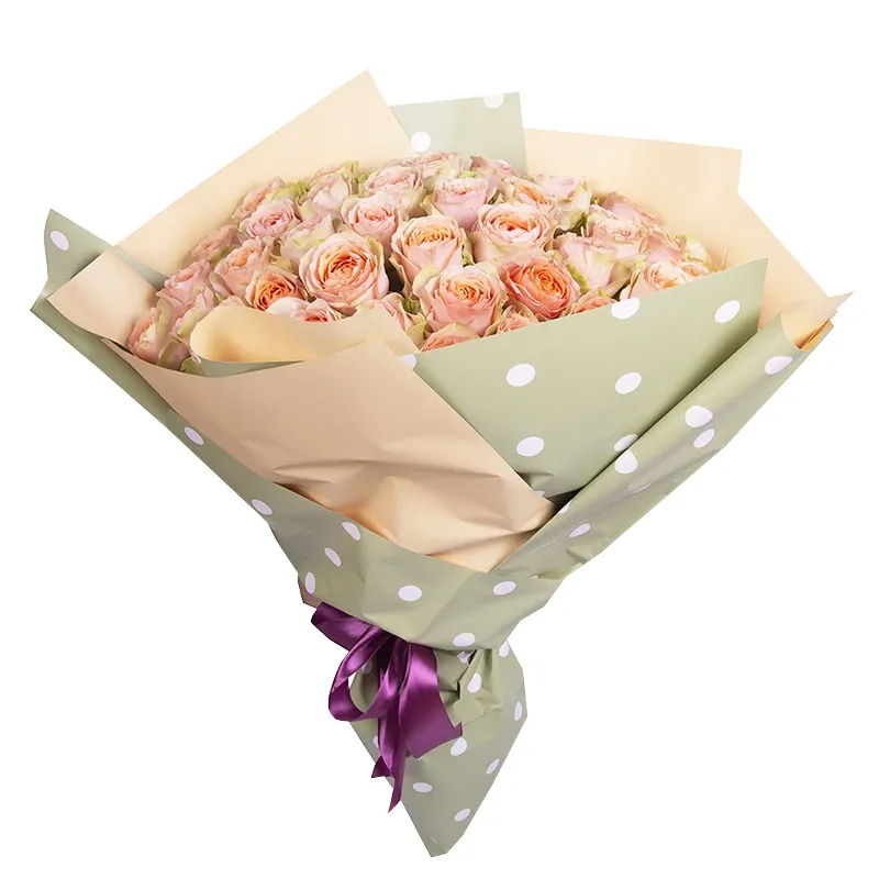 Композиция из 51 чайной розы премиум