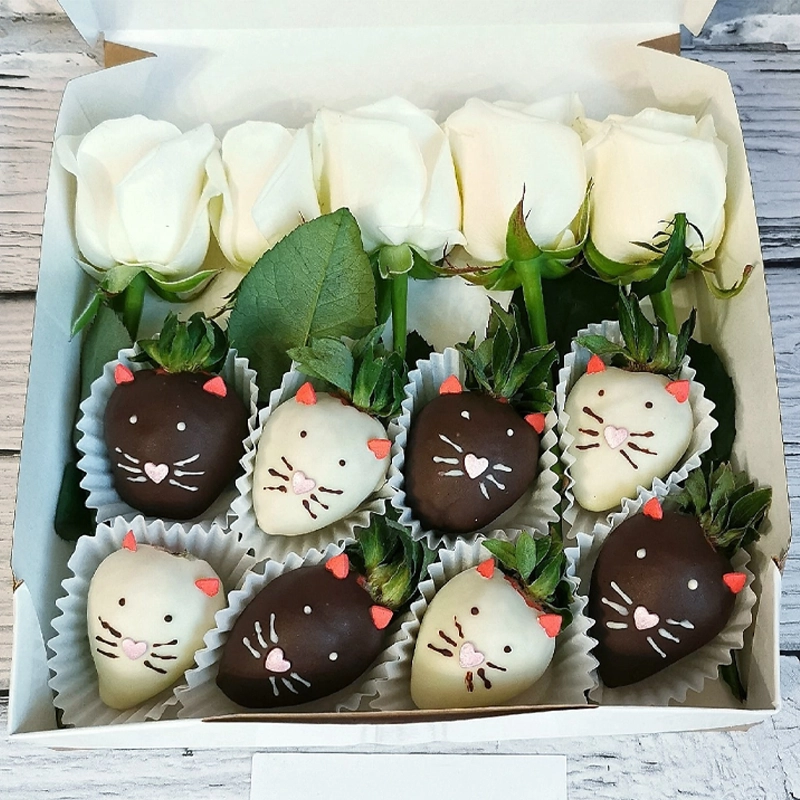 Набор клубники в шоколаде Мышонок